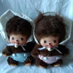 お値下げ中　限定品 　モンチッチ★ブルーアイ★男女ペアセット Kuma*様専用 限定品 モンチッチ☆ブルーアイ☆男女ペアセット 未開封