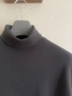 HARE タートルネック 裏毛トレーナー M チャコールグレー