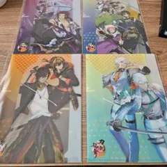 刀剣乱舞クリアファイル4種