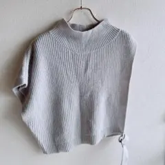 使用感無し☆ ニコアンド　ニットベスト トレンド ライトグレー　L