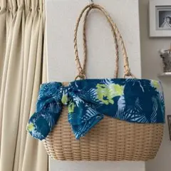 ★値下げ¥2,500→¥1,800★ハンドメイド　★カゴバッグ　★エコクラフト