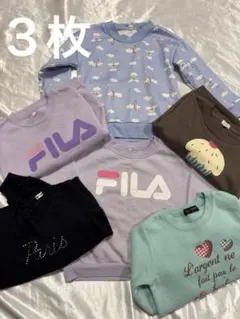 ３枚セット　裏起毛　長袖　110 女の子