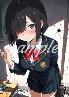 t-4[4K 高画質] かわいい イラスト アニメ A4ポスター コスプレ