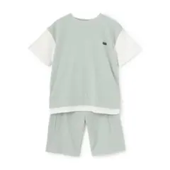 【新品タグ付き】petit main / 接触冷感ドッキングカットセットアップ