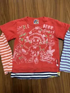 LOVE REVOLUTION 赤 長袖カットソー