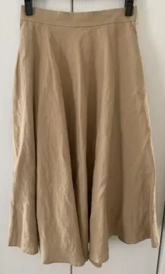 UNITED ARROWS リネンフレアスカート