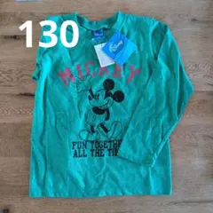 130 ミッキーマウス 長袖 グリーン