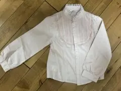 anyfam ピンク レース付き 長袖シャツ 120