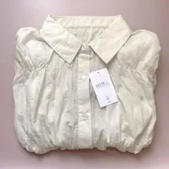 earth music&ecology シャーリングシャツ グレーベージュ
