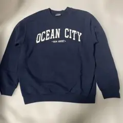 【冬物SALE】MV SPORT ロゴ スウェット　トレーナー M ロゴ白