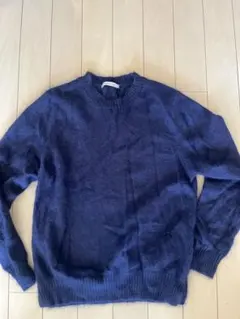 JOURNAL STANDARD ネイビー クルーネックセーター（アンゴラ）