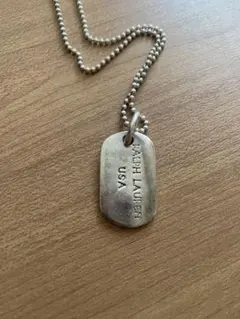 ドックタグネックレス　シルバー925