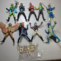 ⚠️当時物　仮面ライダー　ショッカー怪人　カメレオン男　かめれおん男　ミニソフビ ⚠️当時物 仮面ライダー ショッカー怪人 カメレオン男 かめ