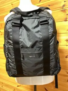 agnis bアニエス・ベー ナイロンバックパック