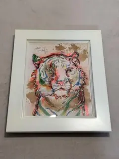 梅原龍三郎「桃太郎」（共シール）額装20号○油彩画作品 共シール 大