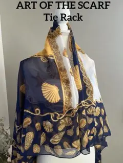 タイラック ストール ショール 大判ストール マリン柄 レア 海外 ブランド