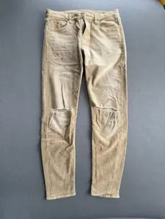 monkey time クラッシュパンツ　コーデュロイ