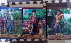【新品、未開封】ワンピース フィギュアセット SABO LUFFY ACE