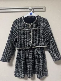 ツイードジャケット＆ワンピース セットアップ 110cm〜130cm