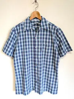 美品 90s 英国製 old Paul Smith オープンカラー半袖シャツ M