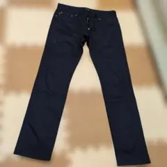 美品　バーバリーBLACK LABEL 76 デニムパンツ ブラックのサムネイル