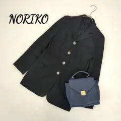 NORIKO 黒 シングルテーラードジャケット M