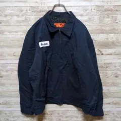 【c99】REDKAPレッドキャップワークジャケット企業ロゴキルティング