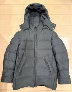 値下げ❗️美品！！STUTOSTEIN ダークグレー フード付きダウンジャケット
