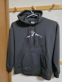 FIRST DOWN フード付きパーカー LL 黒