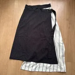 Narcissus ストライプ柄 ラップスカートのサムネイル
