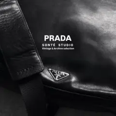 【PRADA Archive】Leather Messenger Bag
