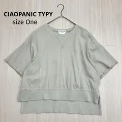 CIAOPANIC TYPY クロップド丈 ピグメント Tee One