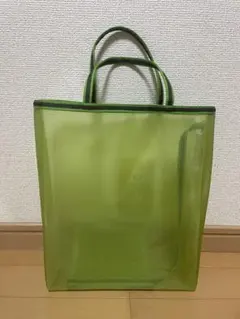 MIU MIU メッシュトートバッグ グリーンのサムネイル