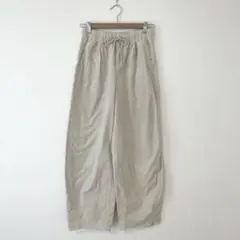 【GU/ジーユー】コーデュロイ バレルレッグイージーパンツ ウエストゴム