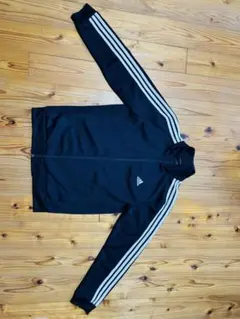 adidas ブラック ストライプ ジャケット