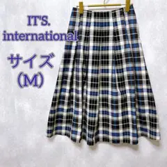 【IT'S. international】 フレアスカート （M） チェック柄