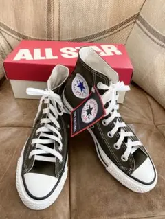 新品未使用 コンバースオールスター 日本製  ハイカット　カーキ　23㎝