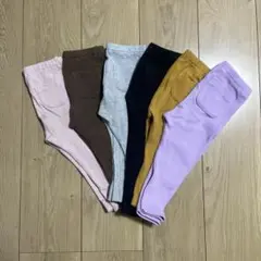 UNIQLOベビーレギンスセット 80 ６枚