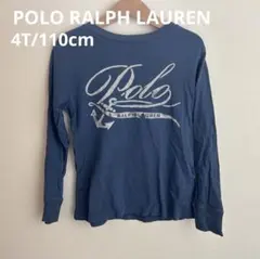 POLO RALPH LAUREN 長袖Tシャツ ブルー 【4T/110cm】