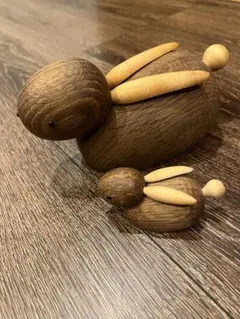 lucie kaas ルーシーコース　うさぎ 親子 木製 北欧 インテリア