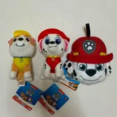 パウパト　KAWAIIスタイルぬいぐるみ　フェイスポーチ　ラブル　マーシャル