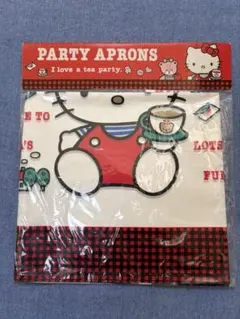 ハローキティ パーティーエプロン3枚入り サンリオ レトロ 1990年