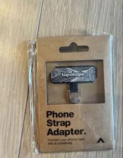 新品トポロジーPhone Strap Adapter フォンストラップアダプタ黒