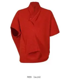 オムプリッセ/極美品/トップス/変形/半袖/OVERFLOW/赤/サイズ2 2025年最新】オムプリッセ overflowの人気アイテム - メルカリ