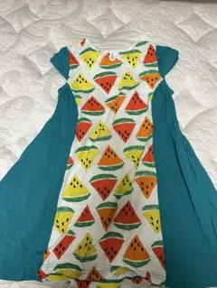スイカ柄ノースリーブワンピース 130cm