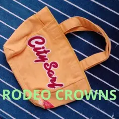 RODEO CROWNSi アップリケ付 キャンバスミニ トートバック