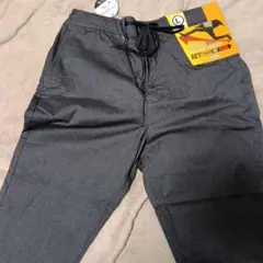 新品未使用タグ付き　Lサイズ ストレッチ ノビノビパンツ チャコールグレーのサムネイル