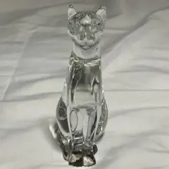 バカラ　パンサーリープ　クリスタルガラス置き物 バカラ パンサーリープ クリスタルガラス置き物 インテリア小物