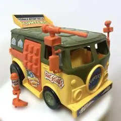 当時物・箱付・付属パーツ有】タートルズタートルワゴン旧タカラ 昭和