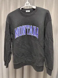 MONTANA ブラック トレーナー
